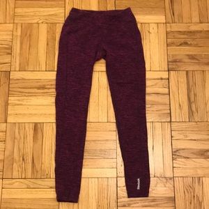 Purple Reebok leggings